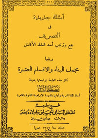 أمثلة جديدة في التصريف