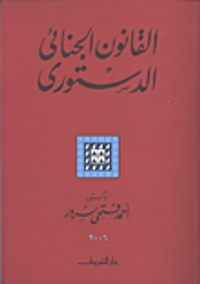 القانون الجنائي الدستوري : الشرعية الدستورية في قانون العقوبات، الشرعية الدستورية في قانون الإجراءات الجنائية