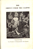 The orient underthe caliphs