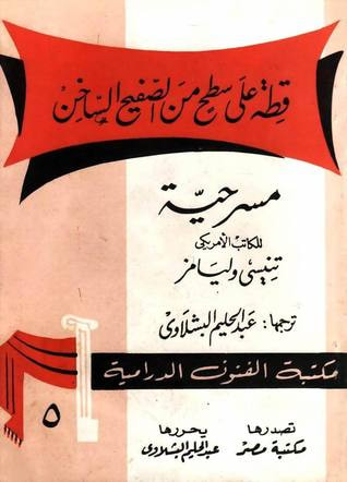 غلاف كتاب قطة على سطح من الصفيح الساخن