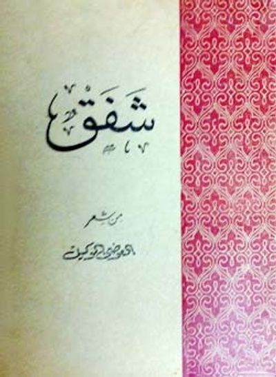 غلاف كتاب شفق