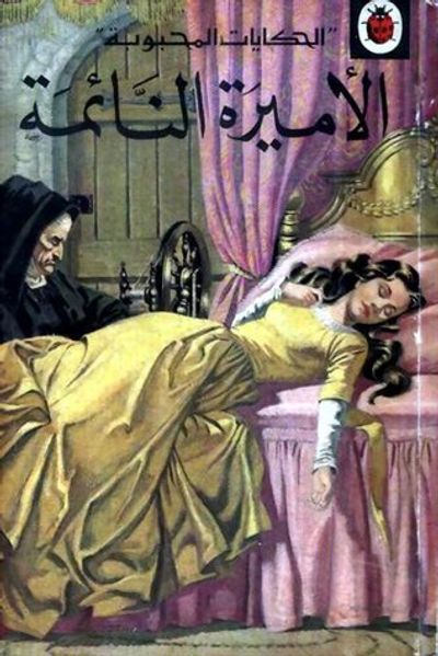 غلاف كتاب الأميرة النائمة