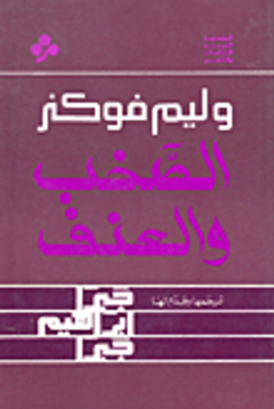 غلاف كتاب الصخب والعنف