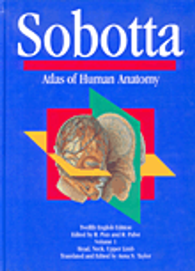 غلاف كتاب سوبوتا أطلس الإنسان، إنكليزي - عربي، Sobotta: Atlas of Human Anatomy