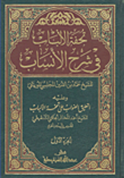 غلاف كتاب إكمال تحفة الألباب في شرح الأنساب