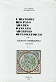 غلاف كتاب l'histoire des Pays Arabs dans les Archives Diplomatiques, Themes et references 1535-1945