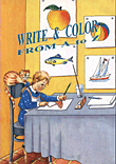 غلاف كتاب WRITE & COLOR FROM A to Z