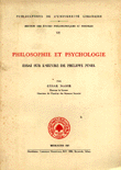 غلاف كتاب Philosophie et psychologie
