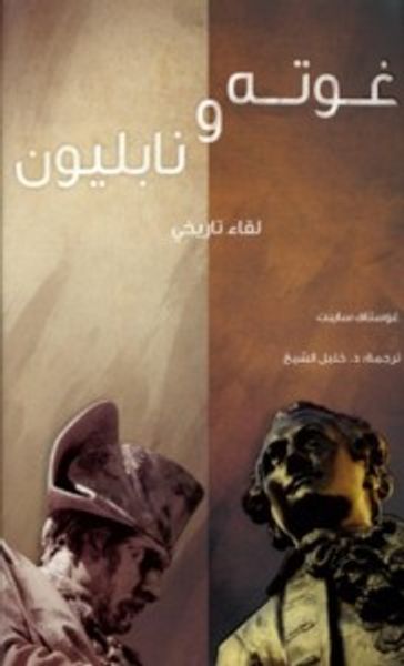 غلاف كتاب غوته ونابليون: لقاء تاريخي