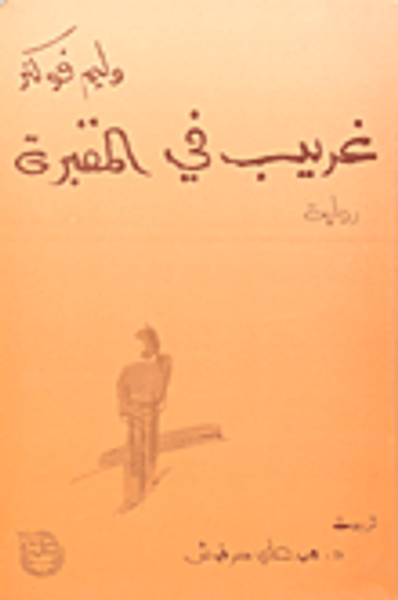 غلاف كتاب غريب في المقبرة