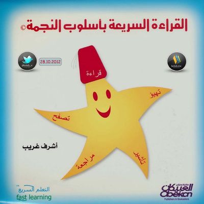 غلاف كتاب القراءة السريعة بأسلوب النجمة 