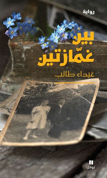 غلاف كتاب بين غمازتين