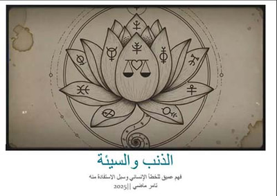 غلاف كتاب الذنب والسيئة ؛ فهم عميق للخطأ الإنساني وسبل الاستفادة منه