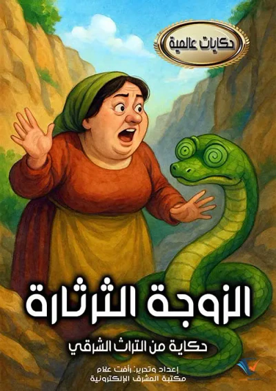 غلاف كتاب الزوجة الثرثارة ؛ حكاية من التراث الشرقي