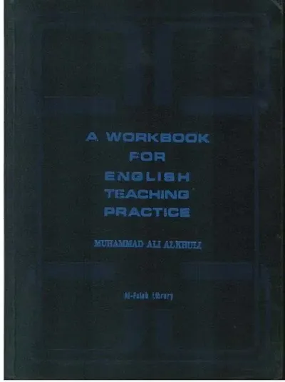 غلاف كتاب Workbook for English Teaching Practice