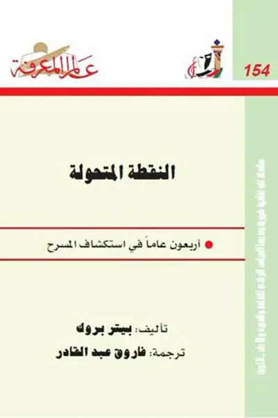 غلاف كتاب النقطة المتحولة أربعون عاما في استكشاف المسرح العدد: 154