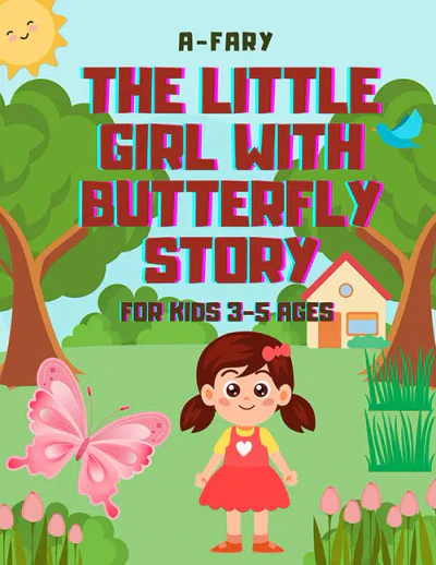 غلاف كتاب THE LITTLE GIRL WITH BUTTERFLY STORY