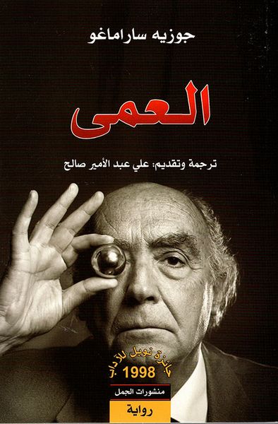غلاف كتاب العمى