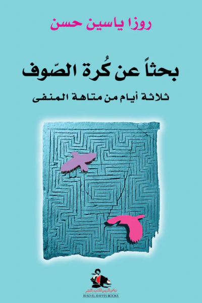 غلاف كتاب بحثاً عن كرة الصوف