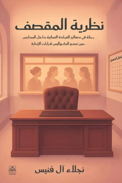 غلاف كتاب نظرية المقصف ؛ رحلة في دهاليز القيادة النسائية داخل المدارس حين تصنع الكواليس قرارات الإدارة