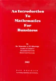 غلاف كتاب An Introduction to Mathematics For Business