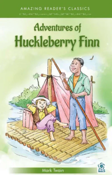 غلاف كتاب Adventures of Huckleberry Finn