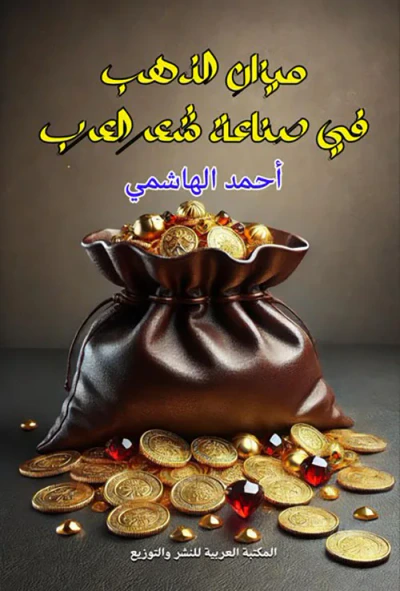 غلاف كتاب ميزان الذهب في صناعة شعر العرب
